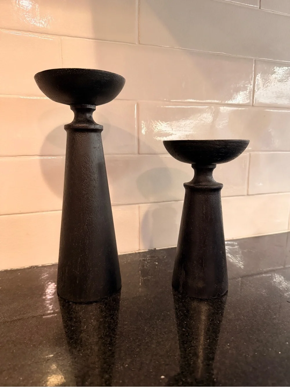 Crate&Barrel elegant ebonized